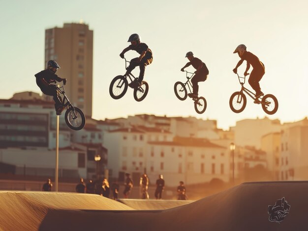 Rider performing a 50/50 reverse grind