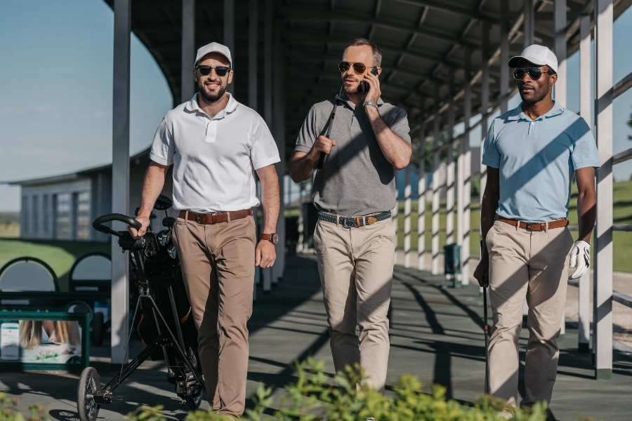 Business relationships on the golf course