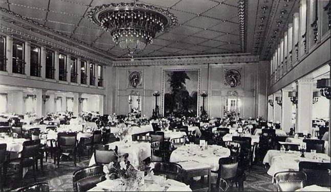 Grand dining room from a finer era