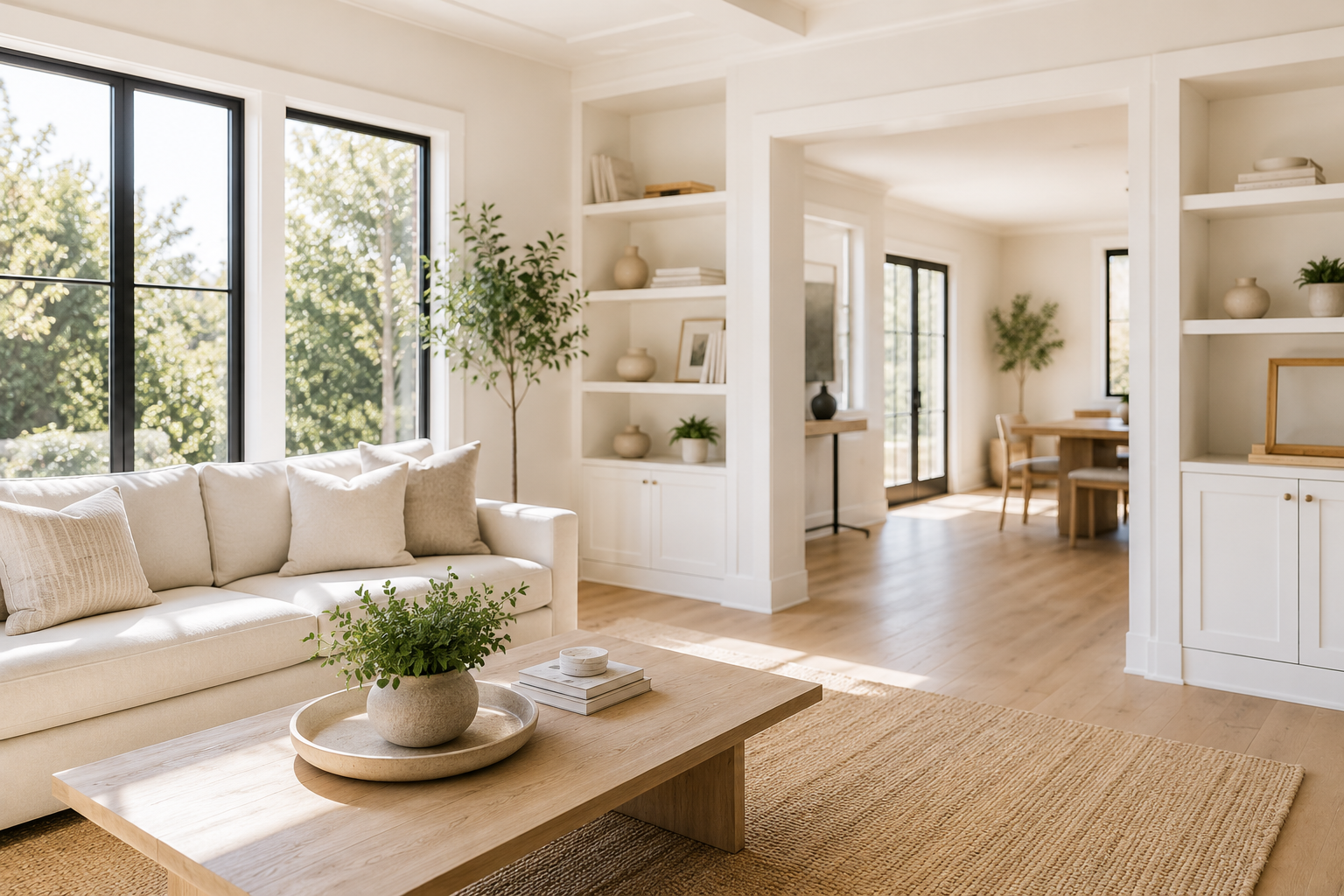 Bright, market-ready San Diego living room