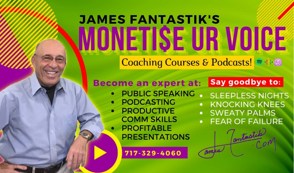 Public Voice Training Course With James Fantastik