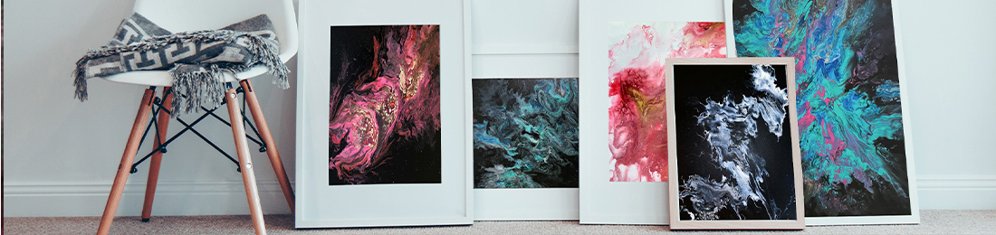 Abstract Acrylic Fluid Paintings For Your Home!